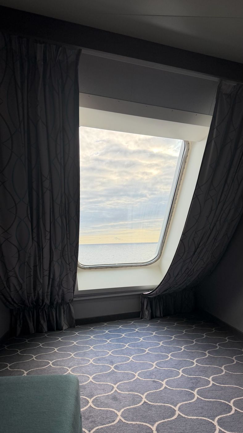 Journal photo from a sea day on the Atlantic crossing